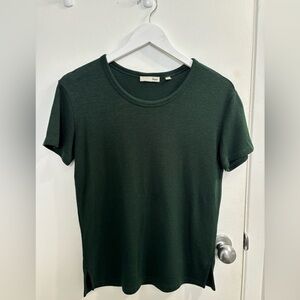 Wilfred Free Forest Green Short Sleeve Relaxed-Fit T-Shirt